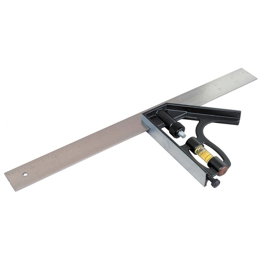 [PTG385.00010] STANLEY® Combination Square, 300mm, Lightweight / 360° Vial, 2-46-222
