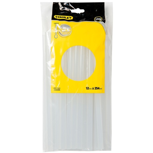 [PTG391.00007] STANLEY® Transparent Glue Sticks (1kg Bag), 12mm, STHT1-70431