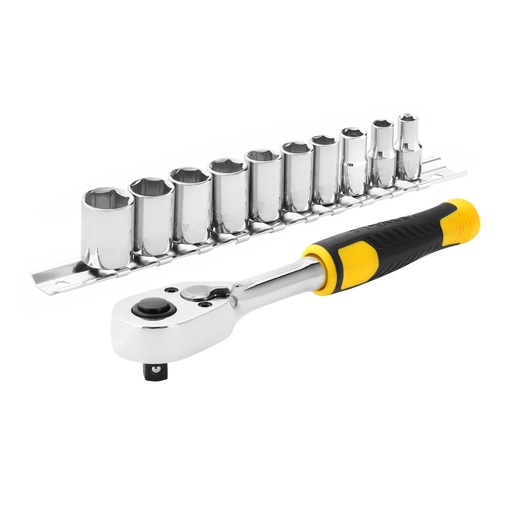 [PTG323.00001] STANLEY® Set clichet si chei tubulare 72T (11 buc.), 1/4 inch, STMT82666-0