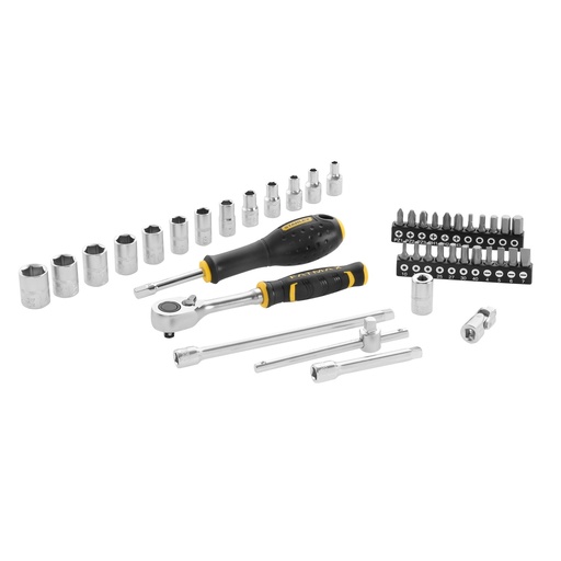 [PTG323.00014] STANLEY® FATMAX® 120T Ratchet and Socket Set With Accessories (42 pc.), 1/4 in, FMMT82683-1