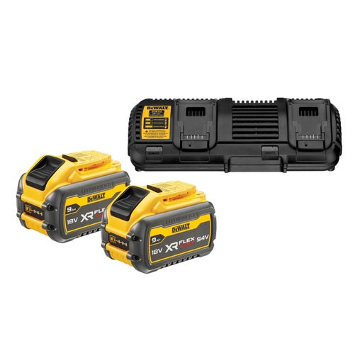 [PTG359.00053] DEWALT XR Universal Dual Port Charger x2, 4A, Worldwide, DCB132X2-QW