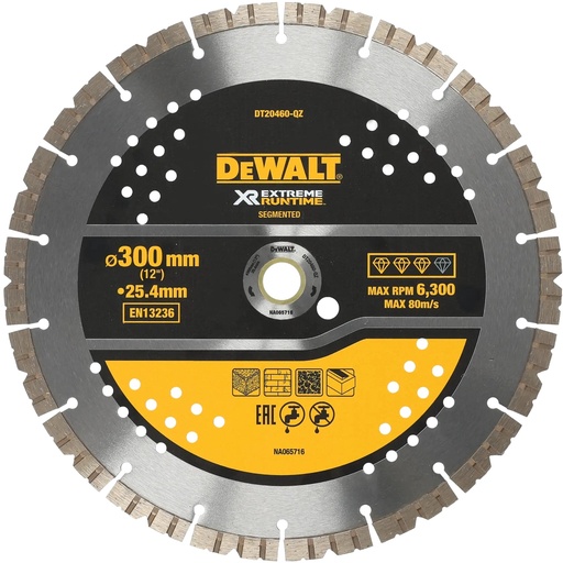 [PTG405.00006] DEWALT Elite Diamond Wheel: Seg. Extreme Runtime All Purpose, 300mm, DT20460