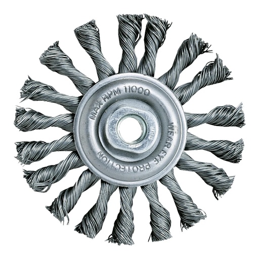 [PTG405.00030] DEWALT Wire Wheel Brush Twist Knot, 115 x 22 x 22.23mm, DT3502-QZ