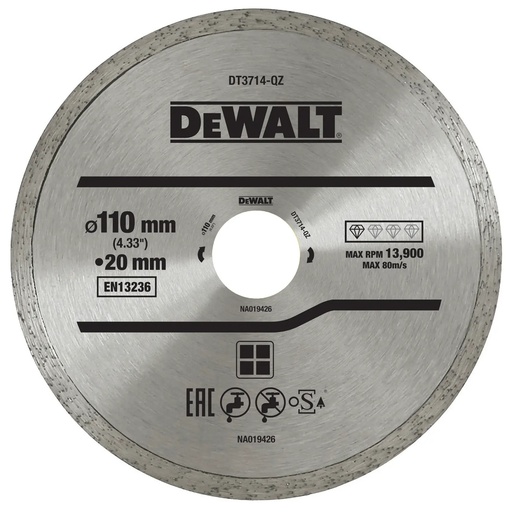 [PTG405.00039] DEWALT Diamond Cutting Disc, 8 mm, DT3714-QZ