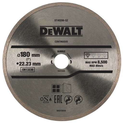 [PTG405.00062] DEWALT Diamond Cutting Disc, 180 mm, DT40206-QZ