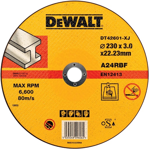 [PTG405.00087] DEWALT Standard Metal Cutting Discs, DT42601-XJ