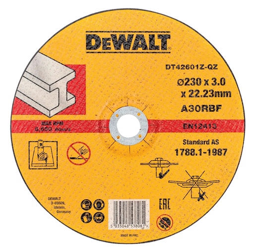 [PTG405.00088] DEWALT Standard Cutting / Grinding Disc 4, DT42601Z-QZ