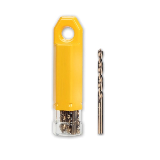 [PTG365.00384] DEWALT EXTREME HSS-G Gold Ferrous Metal Drill Bit, 2.5mm, 10 Pack BULK, DT5538-QZ