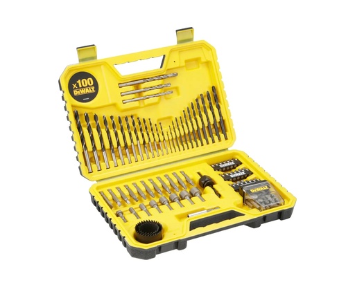 [PTG365.00681] DEWALT Set mixt mare de masini de gaurit, 100 de piese, DT71563-QZ
