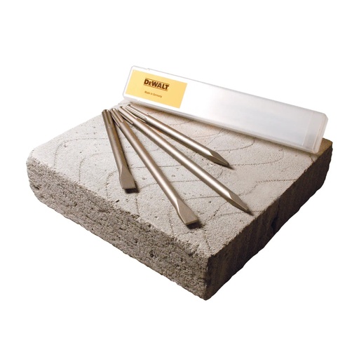 [PTG365.01050] DEWALT SDS MAX Chisel Set Point/Flat, 4 pc