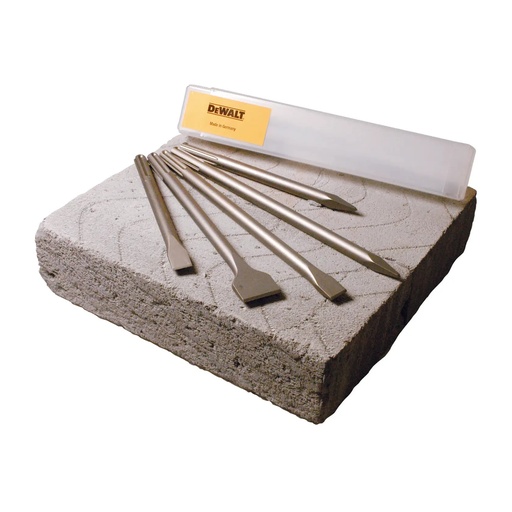 [PTG365.01051] DEWALT 5pc SDS MAX Chisel Set, DT6820, DT6821, DT6822, DT6823, DT6824, SDSMAXSET2-QZ