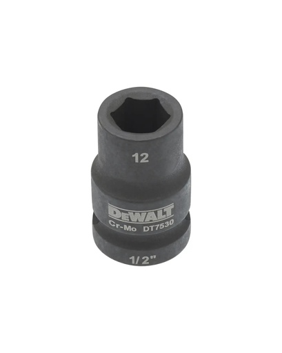 [PTG367.00046] DEWALT Cheie tubulara de impact superficiala 1/2", 12 mm, DT7530-QZ