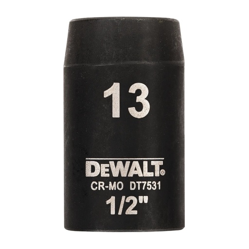 [PTG367.00047] DEWALT 1/2" Shallow Impact Socket, 13mm, DT7531-QZ