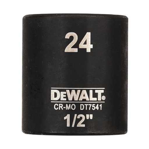 [PTG367.00057] DEWALT 1/2" Shallow Impact Socket, 24mm, DT7541-QZ
