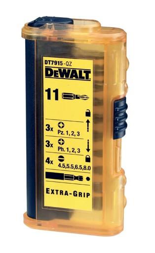 [PTG367.00068] DEWALT SET DE SURUBELNITE CU 11 BITURI, PZ/PH/SL, DT7915-QZ