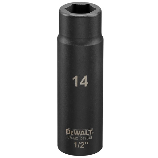 [PTG367.00072] DEWALT 1/2" Impact Socket, Deep, 14mm, DT7548-QZ