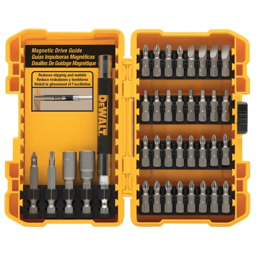 [PTG367.00138] DEWALT Set de surubelnite cu carcasa rezistenta, 37 de piese, DW2176