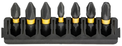 [PTG367.00188] DEWALT PH PZ MIX BAR FLEXTORQ, 7PC, 25MM, DT70809-QZ