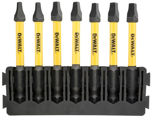[PTG367.00204] DEWALT BARA MIX PATRATA FLEXTORQ, 7 BUCATI, 57 MM, DT70824-QZ