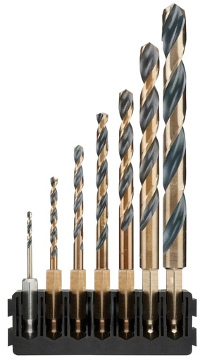 [PTG367.00207] DEWALT HEX BLACK&GOLD DRILL BIT MIX BAR, 7PC, DT70831-QZ