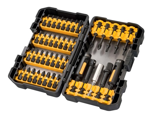 [PTG367.00253] DEWALT EXTREME Torsiune la impact - Set mic ToughCase + Ochelari de protectie fumurii - Torx, 42 bucati, DT70590T-QZ