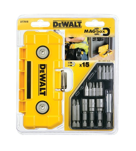 [PTG367.00324] DEWALT Magbox EXTREME Impact Torsion Set, 15 pc, DT7918-QZ