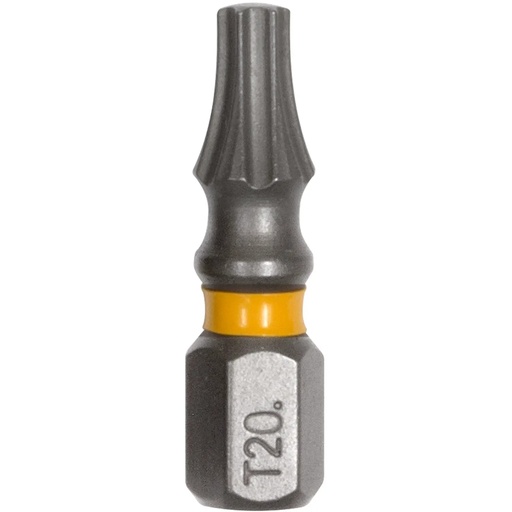 [PTG367.00356] DEWALT MAX IMPACTô TX20 INSERT BIT 5 PACK, 25MM, DWA1TX20MI5