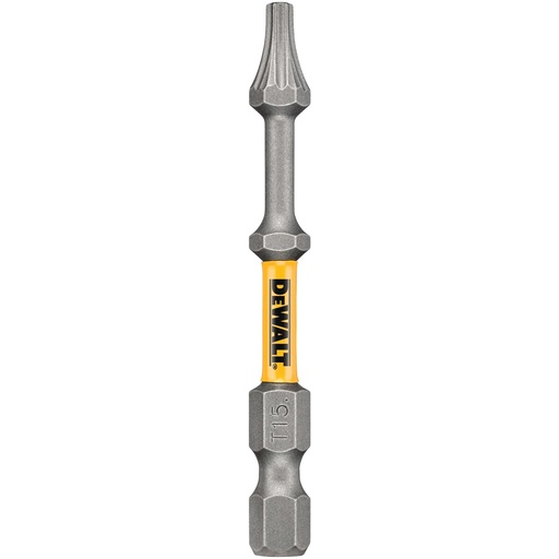 [PTG367.00373] DEWALT MAX IMPACTô TX15 POWER BIT 2 PACK, 63.5MM, DWA2TX15MI2
