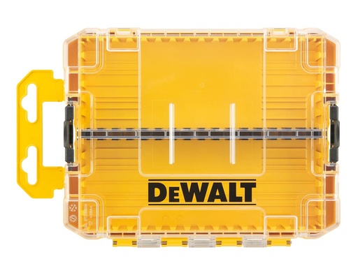 [PTG367.00396] DEWALT Medium Tough Case Organiser + Small Bulk Storage Case + Dividers + Screwdriver Bit Bars, Empty, Empty, Empty, DT70802-QZ
