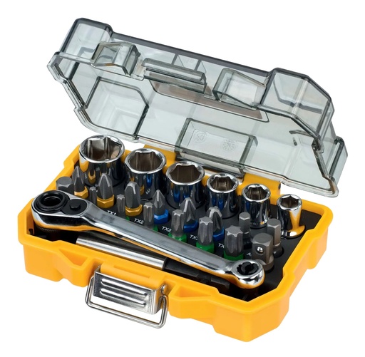 [PTG367.00444] DEWALT Socket And Screwdriving Set, 24 Pcs, DT71516-QZ