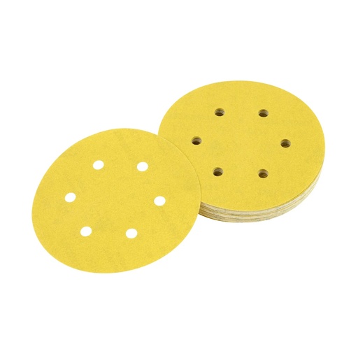 [PTG419.00039] DEWALT Ros 8-hole Multi Purpose Sandpaper Disc, 150mm, 80g, 10 Pack, DT3123-QZ