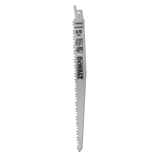 [PTG421.00002] DEWALT 4/5 TPI (Wood) HCS Reciprocating Blade, 240mm, 25 Pack, DT2493-QZ