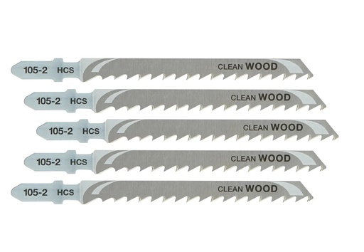 [PTG421.00013] DEWALT Lama de ferastrau vertical cu tija in T HCS pentru lemn (T144DP), 68 mm, pachet de 5, DT2075-QZ