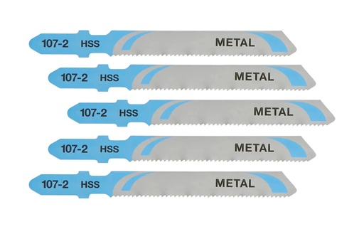 [PTG421.00014] DEWALT T-Shank HSS Jigsaw Blade Metal (T118A), 50mm, 5 Pack, DT2160-QZ