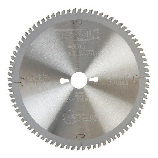 [PTG421.00049] DEWALT Extreme Workshop Circular Saw Blade TCG (16/20/25/25.4/30mm), 254mm, 96T, DT90291-QZ