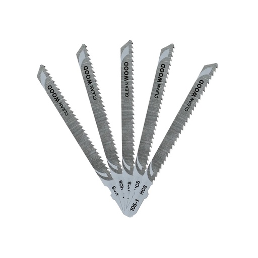 [PTG421.00055] DEWALT T-Shank HCS Jigsaw Blade Wood (T101B), 73mm, 5 Pack, DT2165-QZ