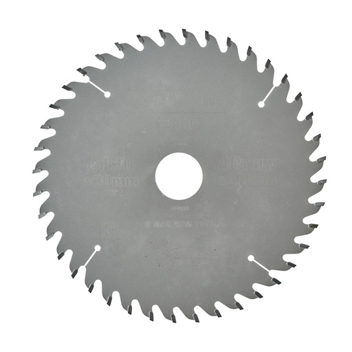 [PTG421.00063] DEWALT Extreme Workshop Circular Saw Blade, 190mm x 30mm, 40T, DT4064-QZ