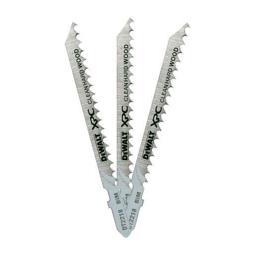 [PTG421.00072] DEWALT Extreme Precision BI-Metal Jigsaw Blade Wood (T101DF), 75mm, 3 Pack, DT2218-QZ