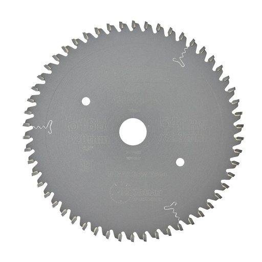 [PTG421.00085] DEWALT Extreme Workshop Circular Saw Blade, 165mm x 20mm, 54T, DT1088-QZ