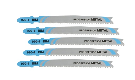 [PTG421.00090] DEWALT T-Shank HSS Jigsaw Blade Progressor Metal (T123X), 74mm, 5 Pack, DT2058-QZ