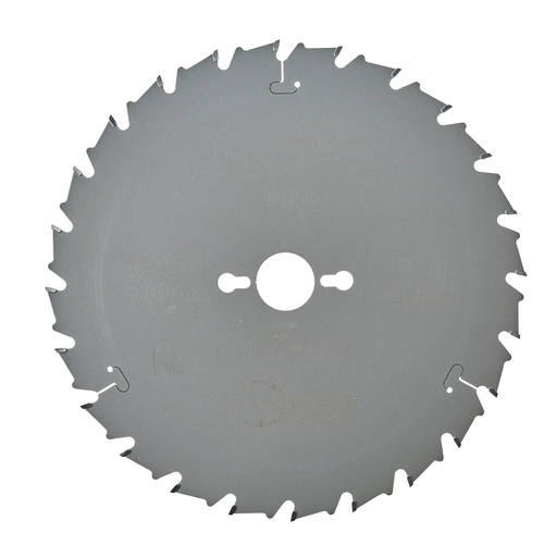 [PTG421.00147] DEWALT Extreme Lama de ferastrau circular pentru atelier, 250 mm x 30 mm, 24 dinti, DT4202-QZ