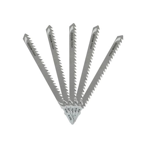 [PTG421.00152] DEWALT T-Shank HCS Jigsaw Blade Wood (T301DL), 100mm, 5 Pack, DT2051-QZ