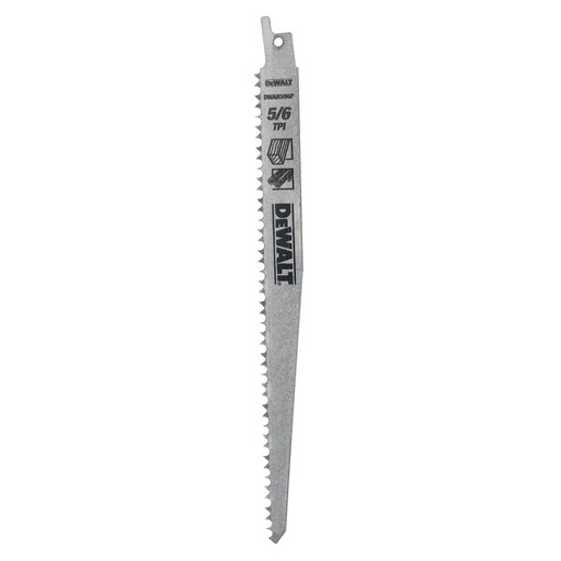 [PTG421.00162] DEWALT 4/5 TPI (Wood) HCS Reciprocating Blade, 240mm, 5 Pack, DT2352-QZ