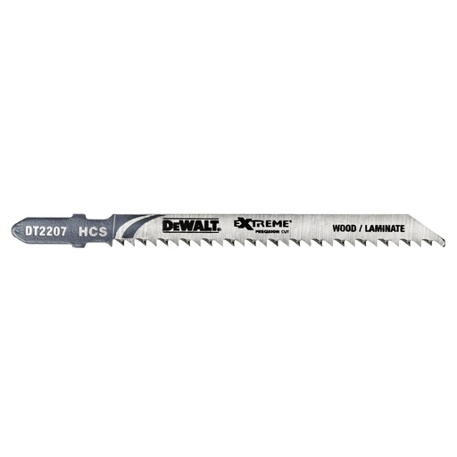 [PTG421.00168] DEWALT Extreme Precision HCS Jigsaw Blade Wood (T101BR), 75mm, 5 Pack, DT2207-QZ