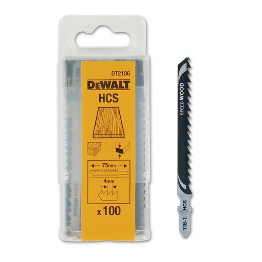 [PTG421.00200] DEWALT HCS Lama de ferastrau vertical pentru taieri drepte si rapide, DT2186-QZ