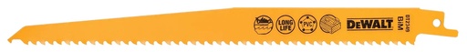 [PTG421.00207] DEWALT 6 TPI (Wood) BI-Metal Reciprocating Blade, 228mm, 5 Pack, DT2349-QZ