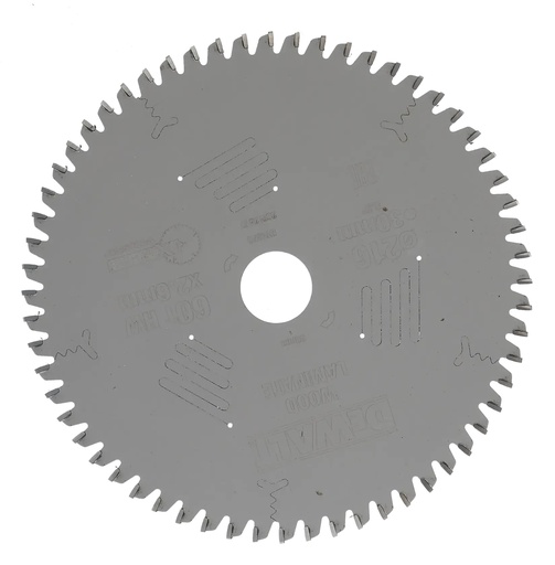 [PTG421.00216] DEWALT Extreme Workshop Circular Saw Blade, 216mm x 30mm, 60T, DT4370-QZ