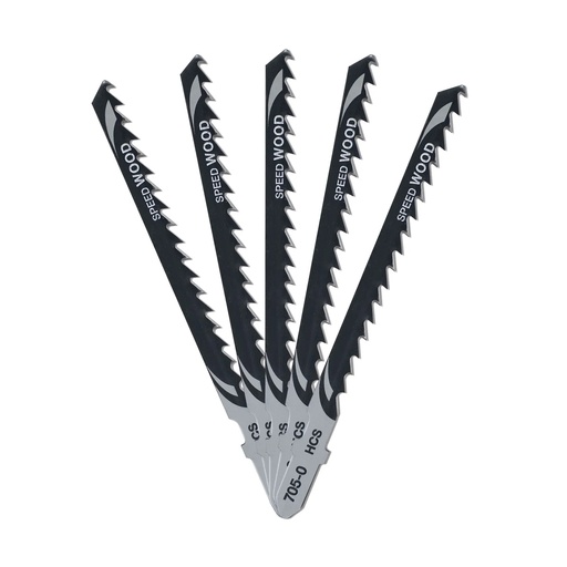 [PTG421.00220] DEWALT T-Shank HCS Jigsaw Wood Blade (T244D), 70mm, 5 Pack, DT2077-QZ
