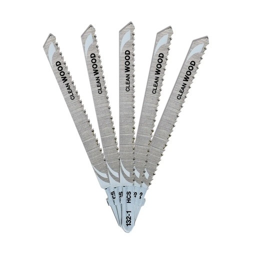 [PTG421.00252] DEWALT T-Shank HCS Wood Jigsaw Blade (T101BR), 73mm, 5 Pack, DT2053-QZ