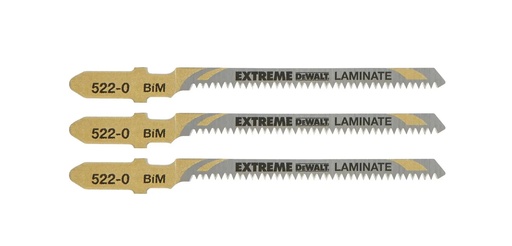 [PTG421.00274] DEWALT Extreme Lama de ferastrau metalic BI cu tija in T, laminata, 59 mm, pachet de 3, DT2081-QZ